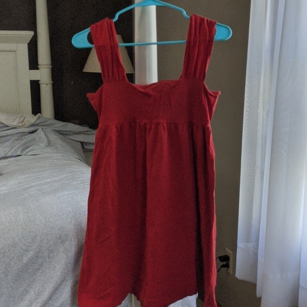 Empire waist baby doll dress with bra top